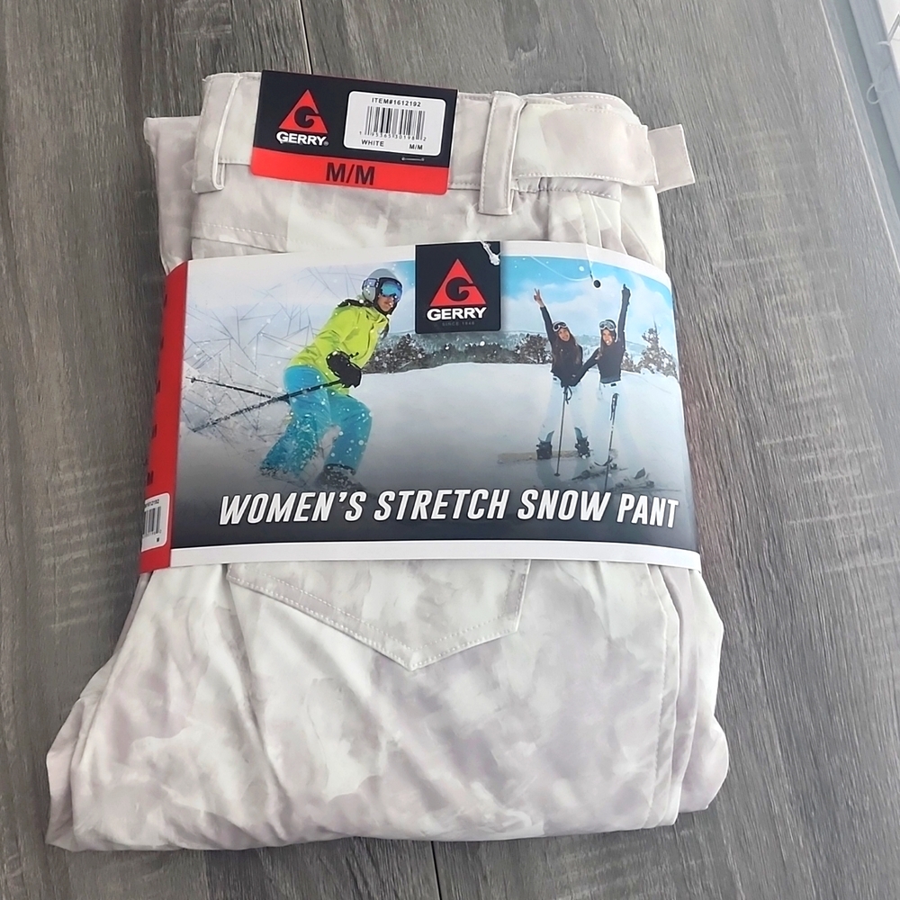 NWT Gerry Women's Stretch Snow Fleece Lined Pants Medium New With Tags Ski